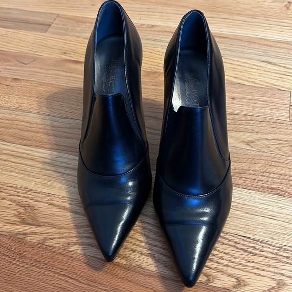 Size 8 black leather booties. - Picture 2 of 6